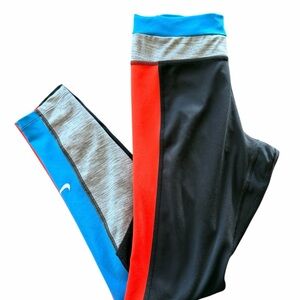 Nike Dri-FIT Leggings Women’s Small Colorblock Athletic Workout Pants